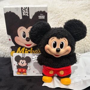 New PopMart-Disney Mickey Mouse-Mickey Family Cute Together Keychain